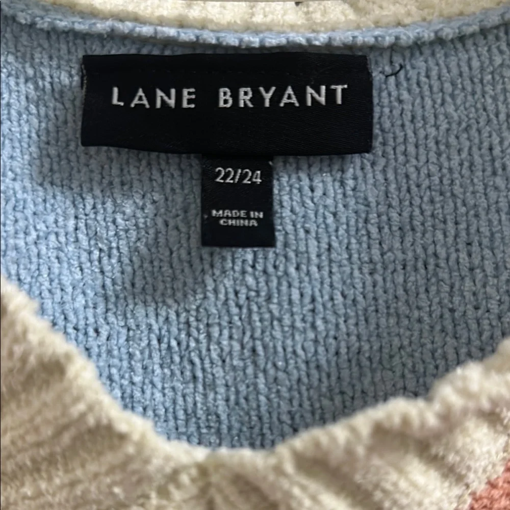Lane Bryant Multicolor V-Neck Sweater - Picture 2 of 3